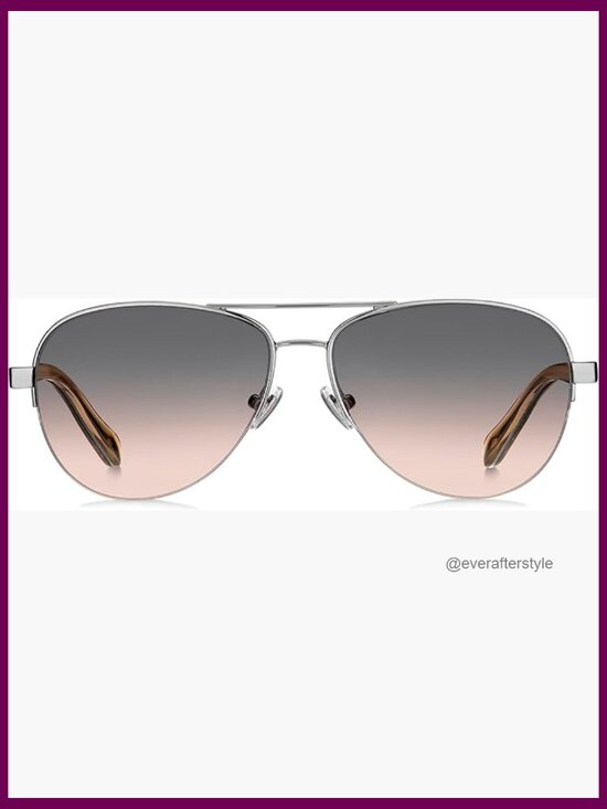 Aviator Sunglasses with Polyamide Frame, UV400 Protection